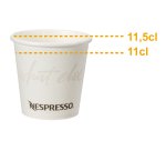Gobelet en papier Nespresso - 11 cl - Lot de 50