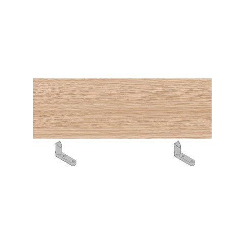 Pannello divisorio 180x40 cm rovere linea wood-metal