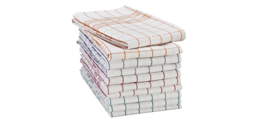 Torchon à vaisselle 'Karo' 100 % coton