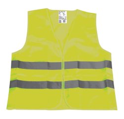 Gb_ihw gilet de sécurité, norme en 471, polyester, jaune