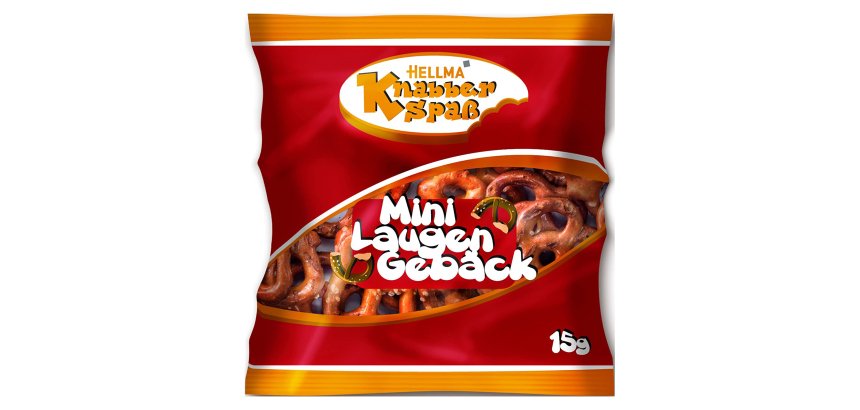 Mini bretzel Hellma - Carton de 70 sachets de 15 g