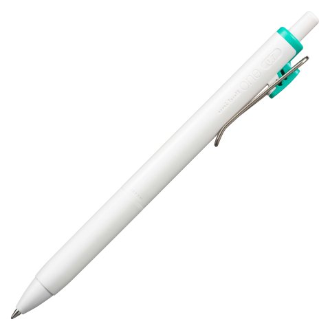 Boligrafo tinta gel clip Uni-ball One esmeralda
