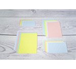 Fiche bristol 210 x 297 quadrillée 5 x 5 assortie Exacompta - Boite de 100