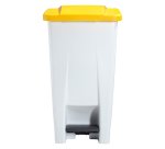 Poubelle 60 litres Mobily Rossignol tri sélectif rectangle à pédale couleur