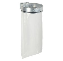 Support de sacs poubelles mural 110 Litres Ecollecto Extreme Rossignol,gris