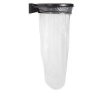 Support de sacs poubelles mural 110 litres Rossignol Ecollecto couvercle gris foncé