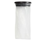 Support de sacs poubelles mural 110 litres Rossignol Ecollecto couvercle gris foncé
