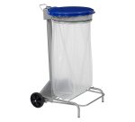 Portabolsas de basura con ruedas de pedal 110 litros Collecroule Rossignol