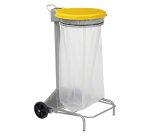 Portabolsas de basura con ruedas de pedal 110 litros Collecroule Rossignol