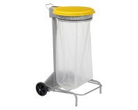 Portabolsas de basura con ruedas de pedal 110 litros Collecroule Rossignol