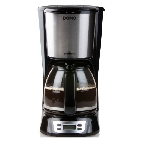 Koffiemachine met filter Domo zwart