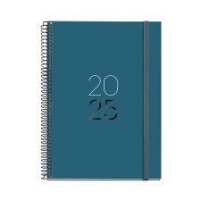 Agenda semana vista 155x213 Basic Calm Ocean Catalán Miquelrius