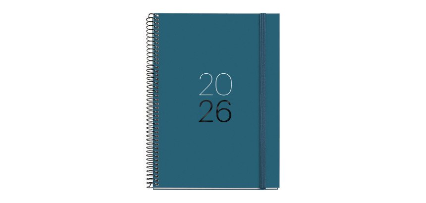 Agenda semana vista 155x213 Basic Calm Ocean Catalán Miquelrius