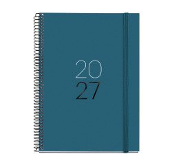 Agenda semana vista 155x213 Basic Calm Ocean Catalán Miquelrius