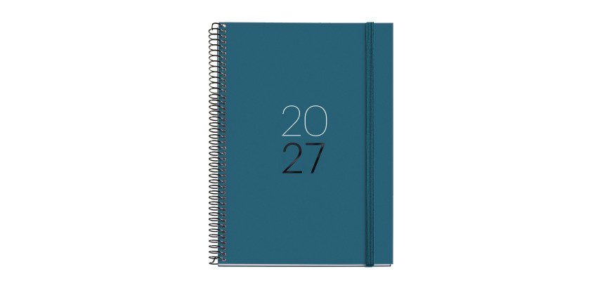 Agenda semana vista 155x213 Basic Calm Ocean Miquelrius