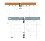 Agenda semana vista 160,5x218 mm Back to Basics Gris Miquelrius