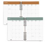 Agenda semana vista 160,5x218 mm Back to Basics Crema Miquelrius