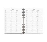 Agenda semana vista 160,5x218 mm Back to Basics Crema Miquelrius