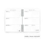 Agenda semana vista 160,5x218 mm Back to Basics Gris Miquelrius