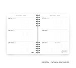 Agenda semana vista 160,5x218 mm Back to Basics Gris Miquelrius