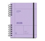 Agenda semana vista 155x213 mm Back to Basics Rosa Miquelrius