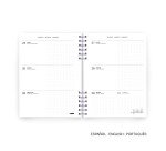 Agenda semana vista 155x213 mm Back to Basics Rosa Miquelrius