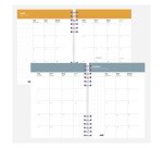 Agenda semana vista 155x213 mm Back to Basics Rosa Miquelrius