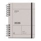 Agenda semana vista 160,5x218 mm Back to Basics Gris Miquelrius