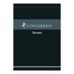 Bloc-notes Direction A4 petits carreaux 5 mm - 100 feuilles