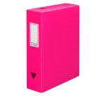 Boîte de classement plastique  Essentiel Recycle Viquel dos 8 cm couleurs tendance