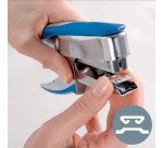 Agrafeuse pince Leitz 5548 gris-bleu - agrafes 24/6 ou 26/6 - capacité de 30 feuilles