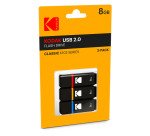 Pack clés USB 8 Go 2 + 1 offerte