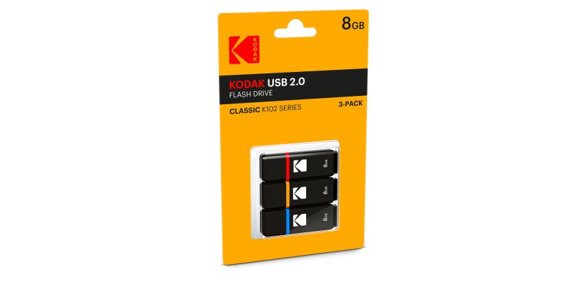 Pack USB-sleutels 8 GB 2 + 1 gratis