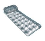 Colchoneta hinchable capacidad para 18 vasos