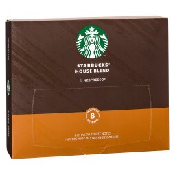 Capsule de café Starbucks® House Blend by Nespresso - Boîte de 50 - Compatible Nespresso Pro