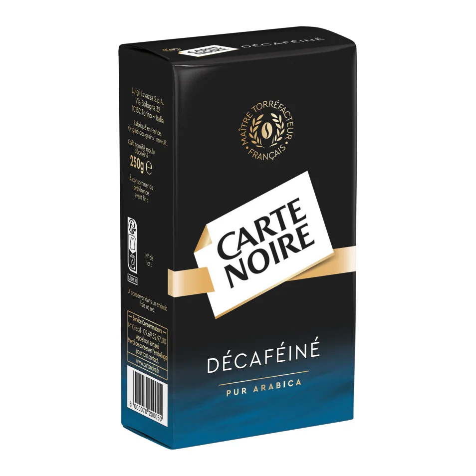 Café Moulu Décaféiné Carte Noire