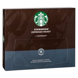 Capsule de café Starbucks® Espresso Roast by Nespresso - Boîte de 50 - Compatible Nespresso Pro