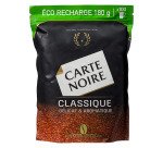 Café soluble Carte noire Classique 100 % Arabica  - Recharge de 180 g