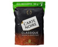 Café soluble Carte noire Classique 100 % Arabica  - Recharge de 180 g