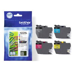 Brother LC422XL Pack de 4 cartuchos originales alta capacidad (negro + 3 colroes)