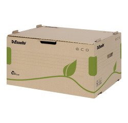 Cardboard archive box ESSELTE - H 25.9 x W 34 x D 43.9 cm - brown