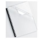 Cubiertas de encuadernación PVC transp. Cristal  Fellowest A4 180 micras- Paquete de 100 unidades