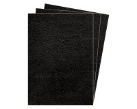 Cubiertas de encuadernación cartón simil piel 250g Fellowest A4 ECO, negro  - Paquete de 100 unidades