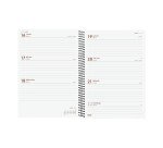 Agenda  155x212 Semana Vista Apaisada Espiral Personalizable Finocam Español