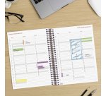 Agenda 155x212 1 Día Página Espiral Personalizable Finocam