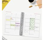 Agenda  155x212 1 Día Página Espiral Year Finocam Negro Español