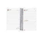 Agenda 117x181 1 Día Página Espiral Year Finocam Negro 