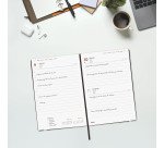 Agenda  140x204 1 Día Página Dynamic Mara Finocam Negro Español