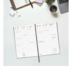 Agenda 140x204 Semana Vista Vertical Dynamic Mara Finocam Rojo 