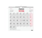 Calendario Pared L 340x320 Mes Vista Escribir Finocam